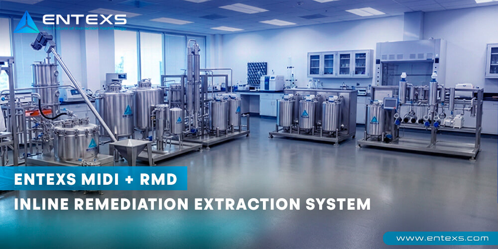 ENTEXS MIDI + RMD Inline Remediation Extraction System